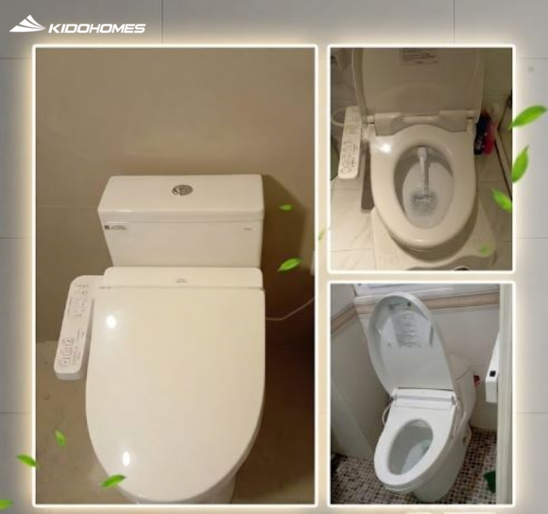 Kidohomes Hoàn thiện lắp đặt nắp rửa điện tử cho khách hàng - chạm vào cuộc sống tiện nghi