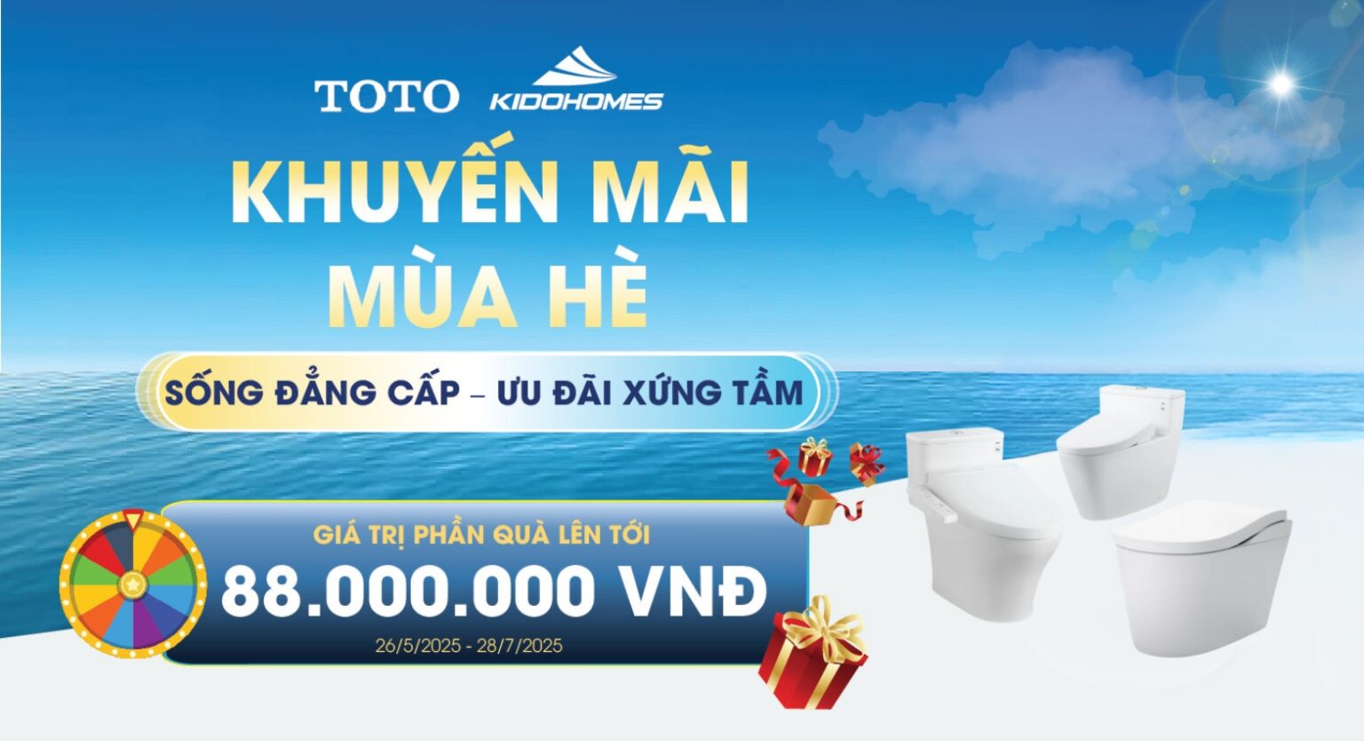 Khuyễn mãi hè 2025 toto