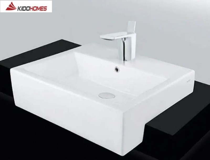 Kích thước chậu rửa mặt lavabo TOTO bán âm bàn tiêu chuẩn, phổ biến nhất