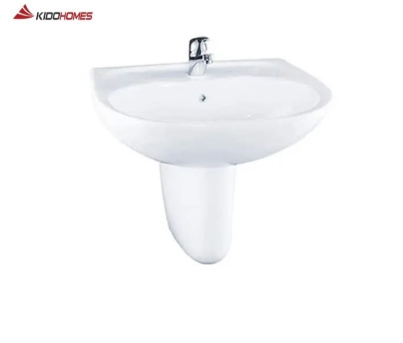 Kích thước chậu rửa mặt lavabo TOTO treo tường chân lửng tiêu chuẩn, phổ biến nhất