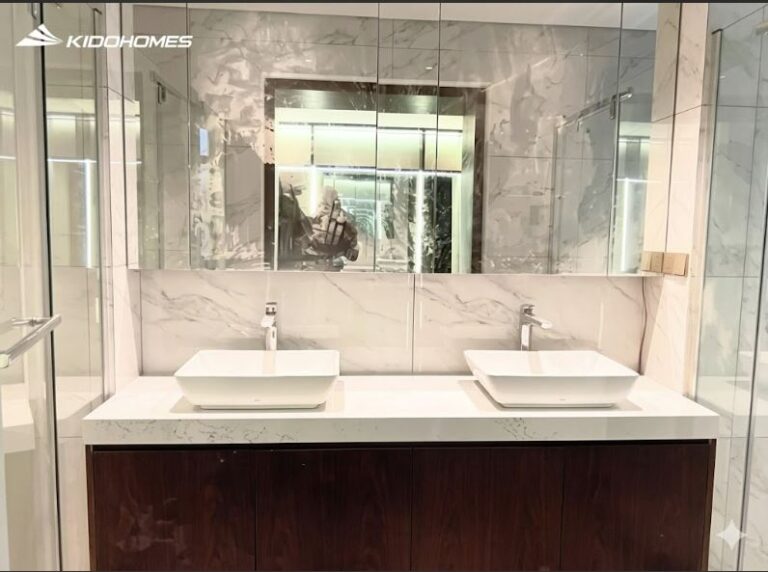Kidohomes hoàn thiện lắp đặt 4 phòng tắm cao cấp