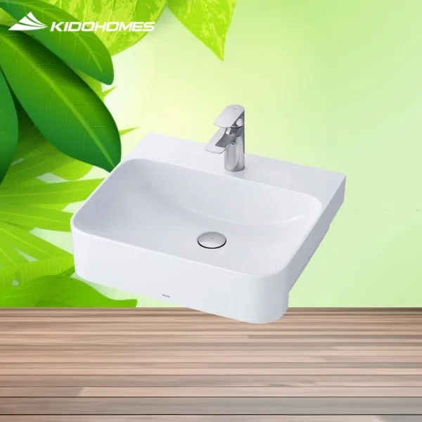 Chậu bán âm bàn TOTO LW1315CBVN#XW
