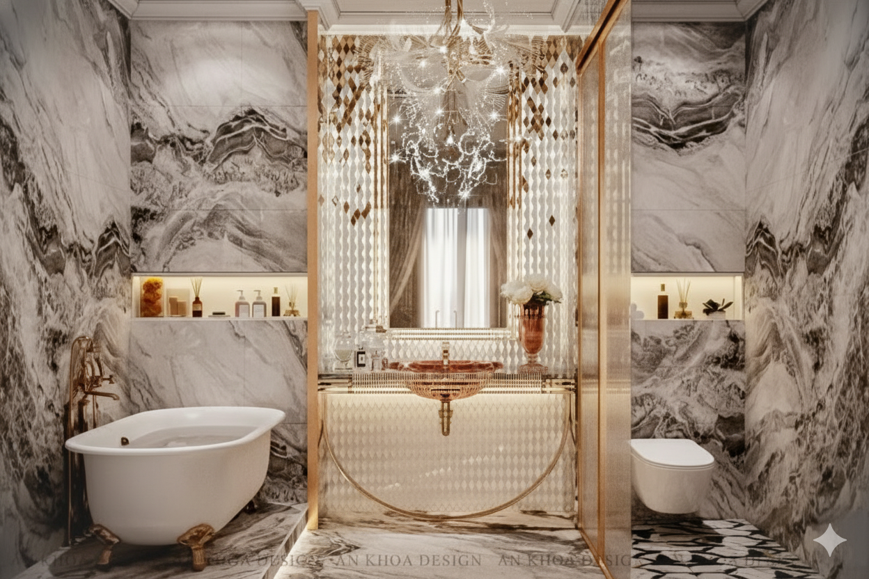 Mẫu phòng tắm đẹp sang trọng TOTO