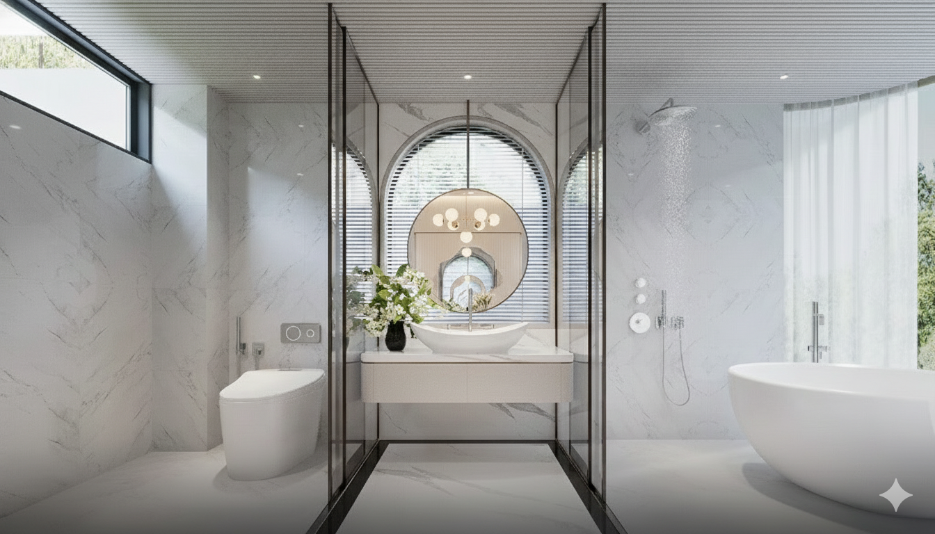 Mẫu phòng tắm đẹp sang trọng