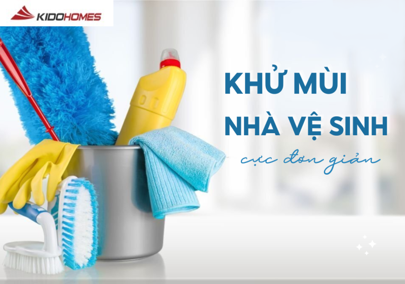 Mẹo khử mùi bồn cầu, nhà vệ sinh