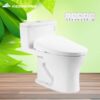 Bàn cầu TOTO MS855CDW23#XW khối kèm nắp rửa điện tử TCF47360GAA