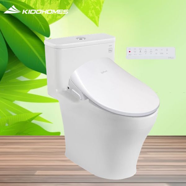 Bàn cầu một khối thông minh nắp Daelim Dobidos MS857DT8#XW/DB5600