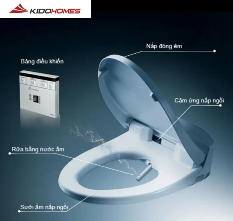 Nắp rửa điện tử washlet TOTO