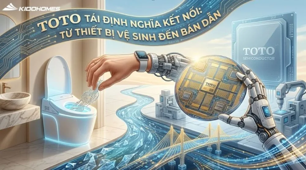 Nhà sản xuất thiết bị vệ sinh TOTO nhảy vào lĩnh vực bán dẫn... đã 35 năm