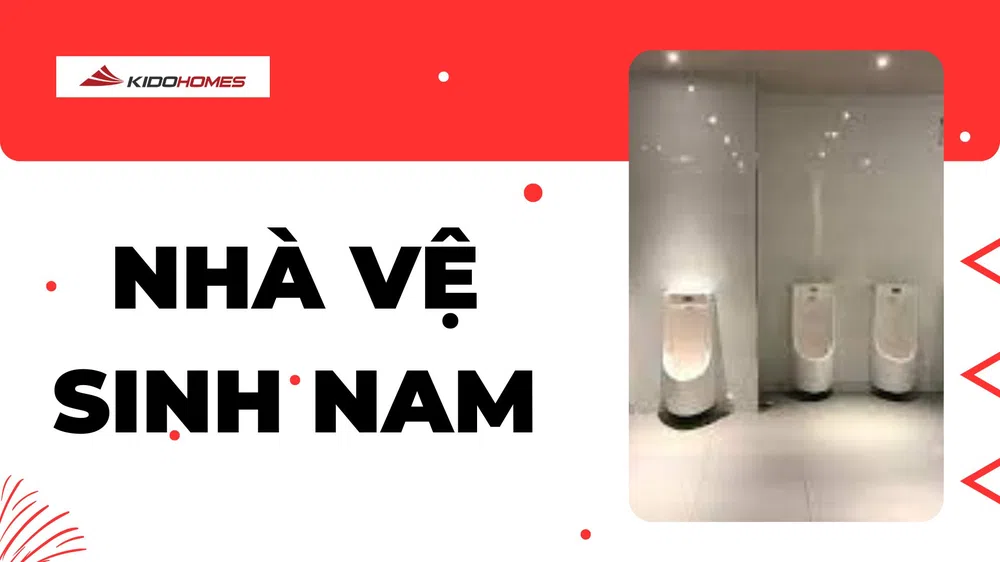 Các thiết bị cần có trong nhà vệ sinh nam