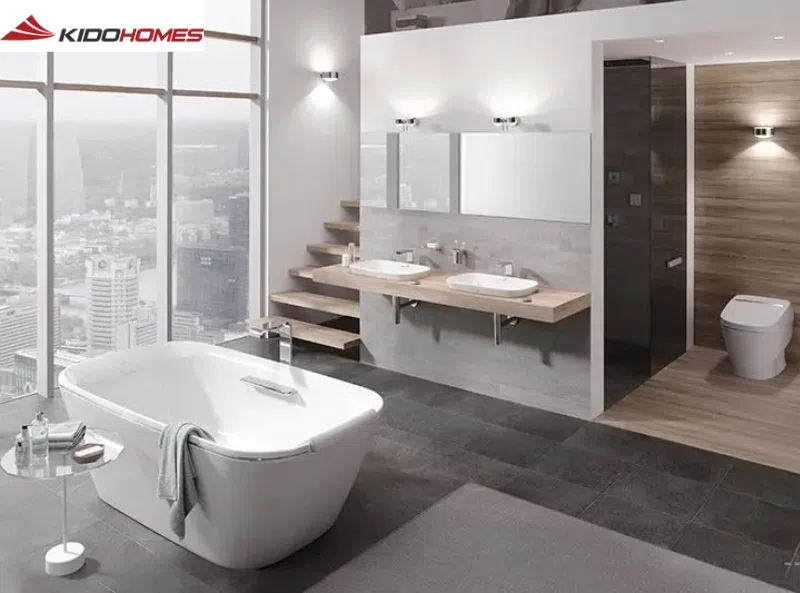 Kệ kính TOTO - Bề mặt mạ Nickel-Chrome 3 lớp chống oxy hóa hoàn hảo trong môi trường phòng tắm ẩm ướt.