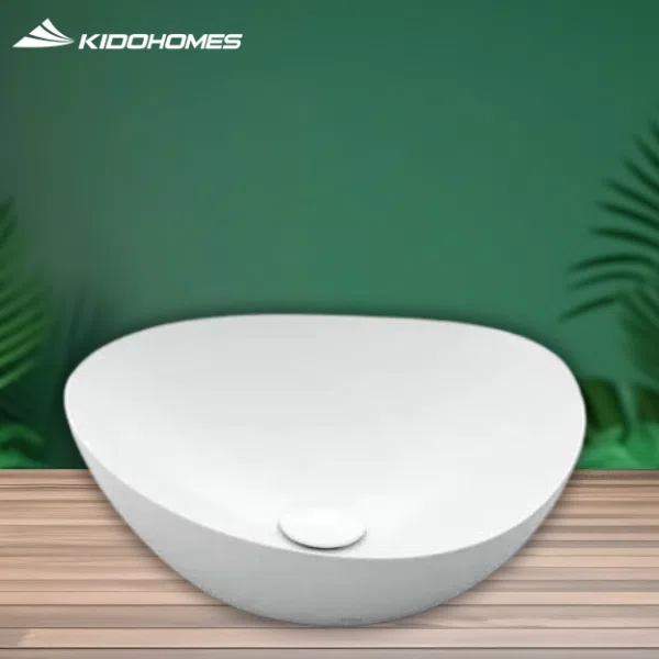 Vỏ gối chứa lượng vi khuẩn gấp 17.000 lần so với bồn cầu - Chậu đặt bàn vành mỏng Linear Ceram LT4704MTG19 (LT4704MTG19#CMW)
