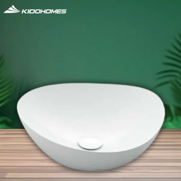 Vỏ gối chứa lượng vi khuẩn gấp 17.000 lần so với bồn cầu - Chậu đặt bàn vành mỏng Linear Ceram LT4704MTG17 (LT4704MTG17#CMW)