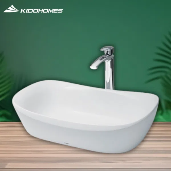 Chậu đặt bàn đá cẩm thạch nhân tạo PJS07WE#MW