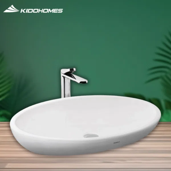 Chậu rửa lavabo đặt bàn TOTO LW818JW/F