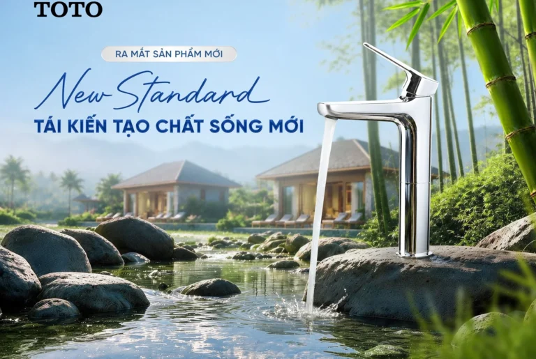 Sen vòi TOTO NEW STANDARD: sản phẩm do kỹ sư Việt Nam nghiên cứu, phù hợp thói quen người Việt