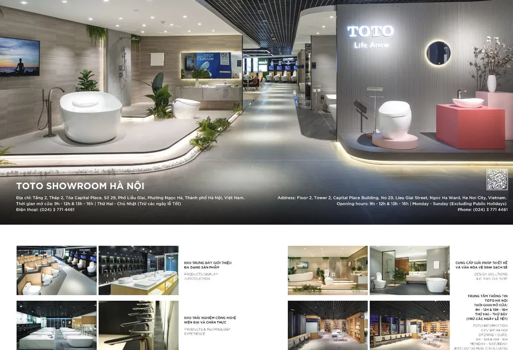 Kiểm tra nhận diện Kệ kính TOTO chính hãng tại Showroom Kidohomes