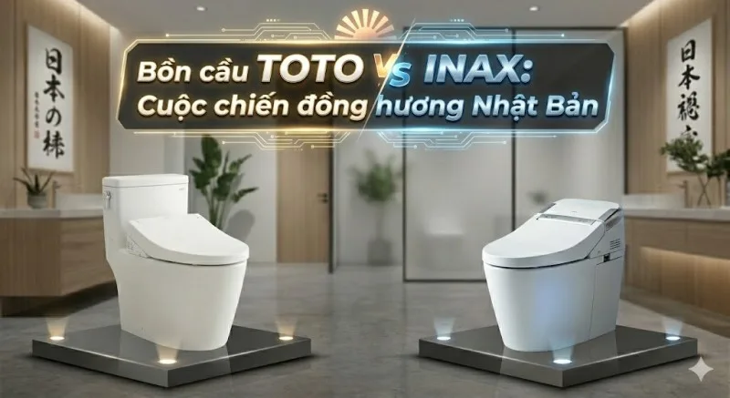 TOTO vs INAX: Cuộc chiến đồng hương Nhật Bản
