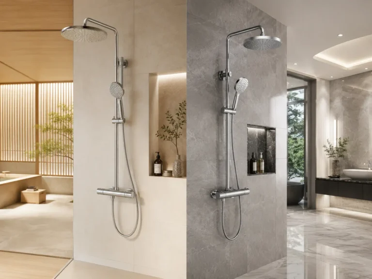 So sánh sen tắm nhiệt độ TOTO Nhật và GROHE Đức: Nên chọn hãng nào?