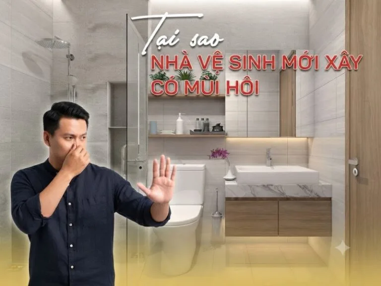Nhà vệ sinh mới bị hôi thường là vấn đề của hệ thống, không phải của “mùi bẩn”