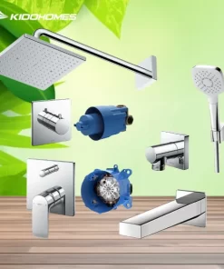 Bộ sen tắm âm tường TOTO TBG04304BA/TBN01001B/TBV02103B/TBN01102B/TBW02013B/TBW08001A/TBW2005V/TBG10001B