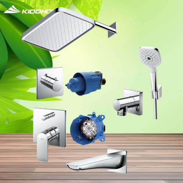 Bộ sen tắm âm tường TOTO TBG04304BA/TBN01001B/TBV02103B/TBN01102B/TBW02013B/TBW10020V/TBW2006V/TBG02001B