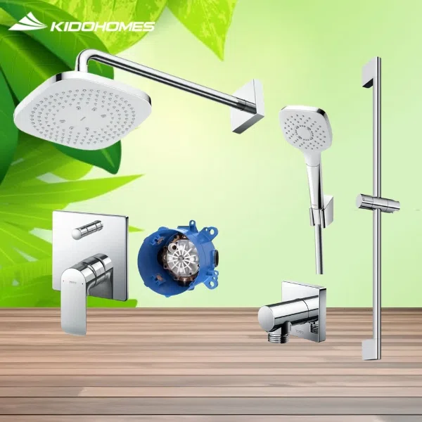 Bộ sen tắm âm tường TOTO TBG04304BA/TBN01001B/TBW02013B/TBW02003A/TBW02006V/TBW07018A