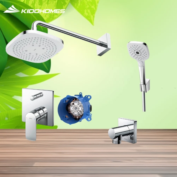 Bộ sen tắm âm tường TOTO TBG04304BA/TBN01001B/TBW02013B/TBW02003A/TBW02006V