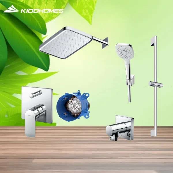 Bộ sen tắm âm tường TOTO TBG04304BA/TBN01001B/TBW02013B/TBW10020V/TBW02005V
