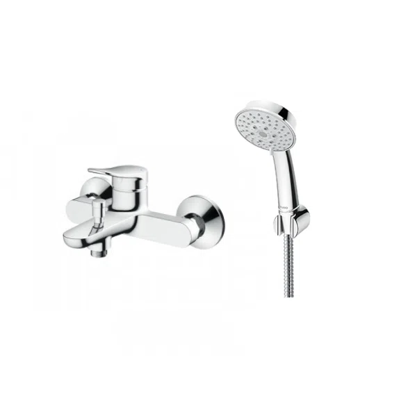 Bộ sen tắm nóng lạnh LF TOTO TBS04302V/TBW03002B