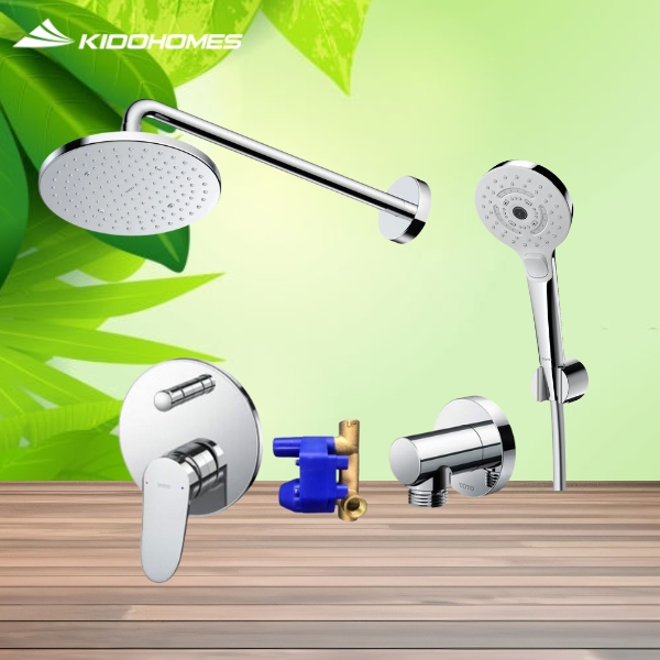 Bộ sen tắm âm tường TOTO TBS04304B/TBW01014/TBW07001A/TBW01035V