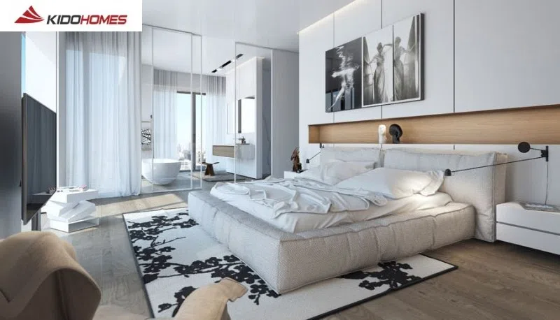 Thiết kế phòng ngủ và phòng tắm liên thông