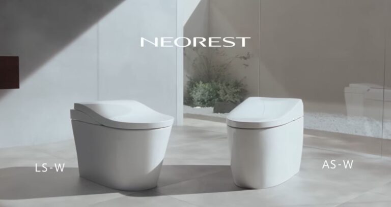 Bồn cầu NEOREST LS-W và AS-W với tính năng cảm biến quét và ghi nhận tình trạng phân sau mỗi lần sử dụng.