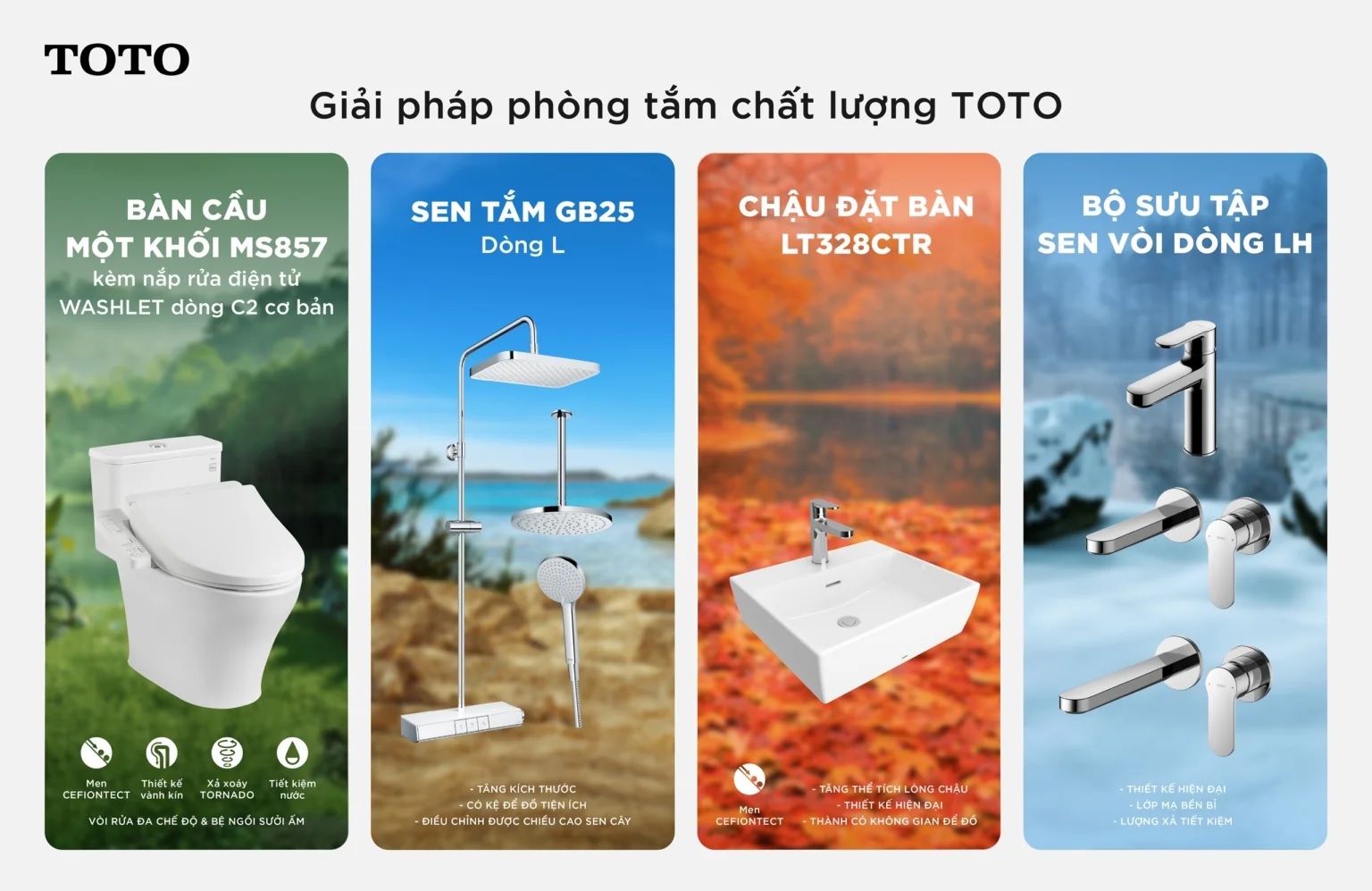 TOTO Ra Mắt Loạt Sản Phẩm Mới