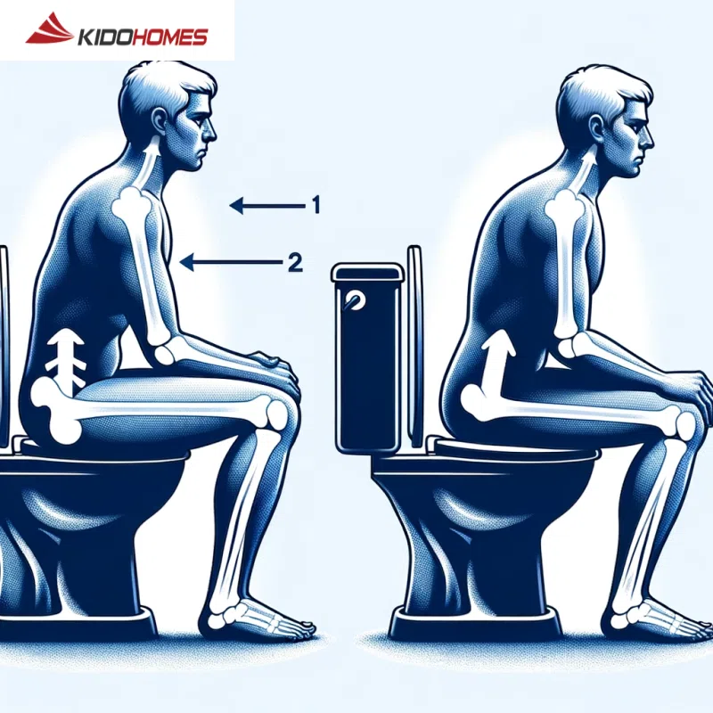 Lợi ích qua tư thế ngồi bồn cầu đúng cách