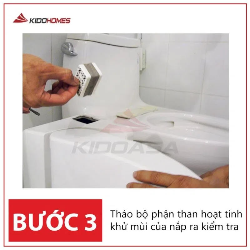 Các bước vệ sinh bồn cầu thông minh TOTO