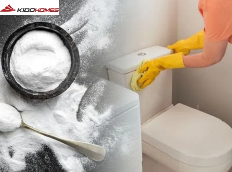 Sử dụng giấm và bakingsoda